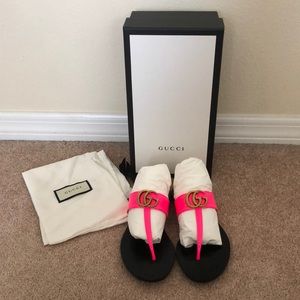 Gucci Hot Pink Sandals